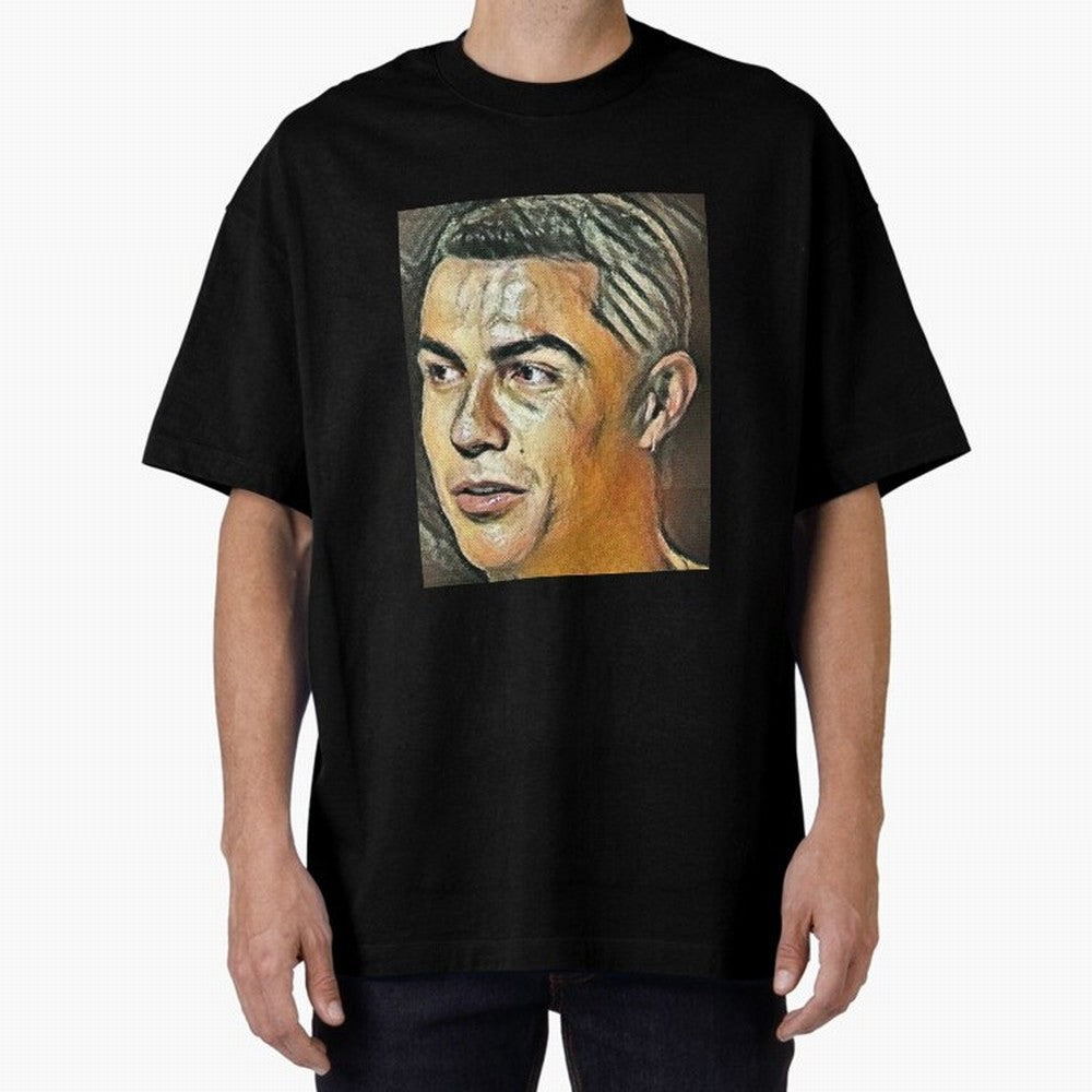 Cristiano Ronaldo Oversized T-Shirt Follow Every Goal of the FIFA World Cup 2026 Journey through Cristiano Ronaldo, Haaland and CR7 Highlights, Portugal, Spain and Germany Pride, Global Supporter Spirit, Legendary Goals, National Colors and