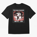 Ronaldo R9 The Pure Finisher Vintage Oversized T-Shirt Upgrade Global Football Passion for FIFA World Cup 2026 USA Canada Mexico, Highlighting Cristiano Ronaldo, Haaland and CR7, England, France and Netherlands, Supporter Pride, Iconic