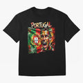 PORTUGAL FOOTBALL TEAM Oversized T-Shirt Back the Journey through Match Day Hype around FIFA World Cup 2026, Messi, Neymar and Mbappe, France and Portugal, Football Passion, Legendary Performances, Festival Vibes and Supporter Community; Perfect