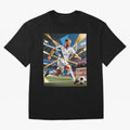 Madridistas Oversized T-Shirt Celebrate the Biggest Stage of FIFA World Cup 2026 USA Canada Mexico for Fans of Cristiano Ronaldo and France and Portugal, Bringing Worldwide Fan Energy, Dramatic Goals, Stadium Lights and Championship Celebrations;