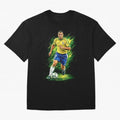 R9 Ronaldo Football Legend Oversized T-Shirt Show Your Tournament Heart for FIFA World Cup 2026 USA Canada Mexico Highlighting Neymar, Brazil, Portugal and Argentina Energy, Stadium Memories, Football Loyalty, International Chants and Championship
