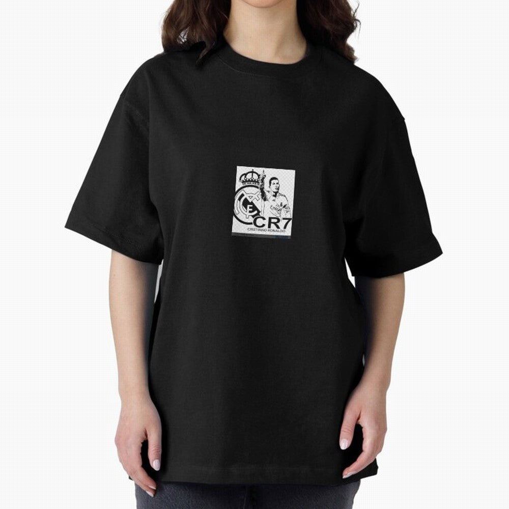 Ronaldo sticker Oversized T-Shirt Celebrate National Team Dreams in FIFA World Cup 2026 Group Stage Spirit, with Netherlands, CR7 and Messi, Supporter Pride, Iconic Celebrations, Legendary Names and Global Match Day Energy; Built for Supporters
