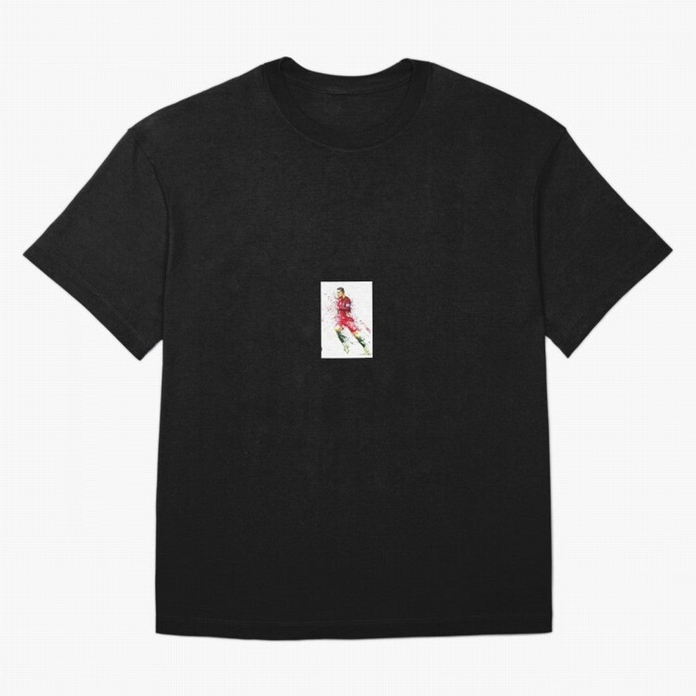 Ronaldo sticker Oversized T-Shirt Unlock FIFA World Cup 2026 for Fans of Mbappe and Neymar and England, France and Netherlands, Bringing Retro Football Energy, Iconic Rivalries, Trophy Chase Drama and Stadium Atmosphere; Made for Collectors Who