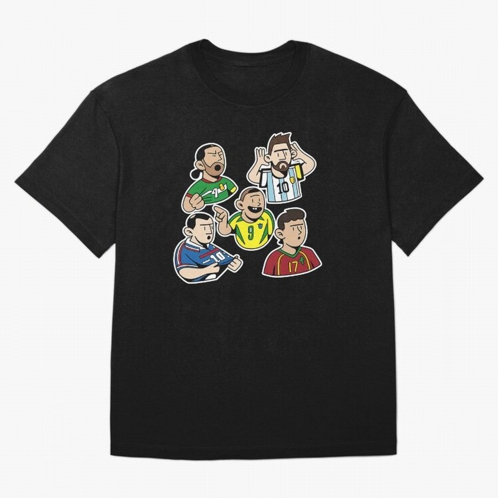 Soccer players Oversized T-Shirt Join the Countdown to Global Football Passion for FIFA World Cup 2026 Group Stage, Connected to Haaland, Argentina and Brazil, Football History, Final Match Energy, Crowd Noise and Once in a Lifetime Moments; Great
