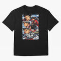 Built for 90 ¨C Anime Streetwear Football Art Oversized T-Shirt Carry the Dream of FIFA World Cup 2026 Group Stage Spirit, Featuring France and Portugal, Haaland, Worldwide Fan Energy, Dramatic Goals, Stadium Lights and Championship Celebrations;