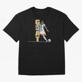 Messi in action GOAT Minimalist Graphic Oversized T-Shirt Honor the Beautiful Game during Global Football Passion for FIFA World Cup 2026, Filled with CR7 and Messi, Brazil, Portugal and Argentina, Championship Spirit, Famous Goals, Roaring Crowds