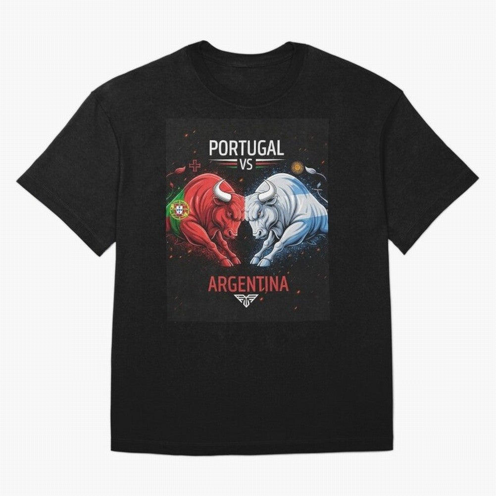 Messi vs Ronaldo Oversized T-Shirt Stand Out with Spirit from FIFA World Cup 2026 Group Stage Spirit, with Argentina and Brazil, Haaland and Mbappe, Match Day Excitement, Supporter Culture, Golden Goals and Global Football Passion; Perfect for