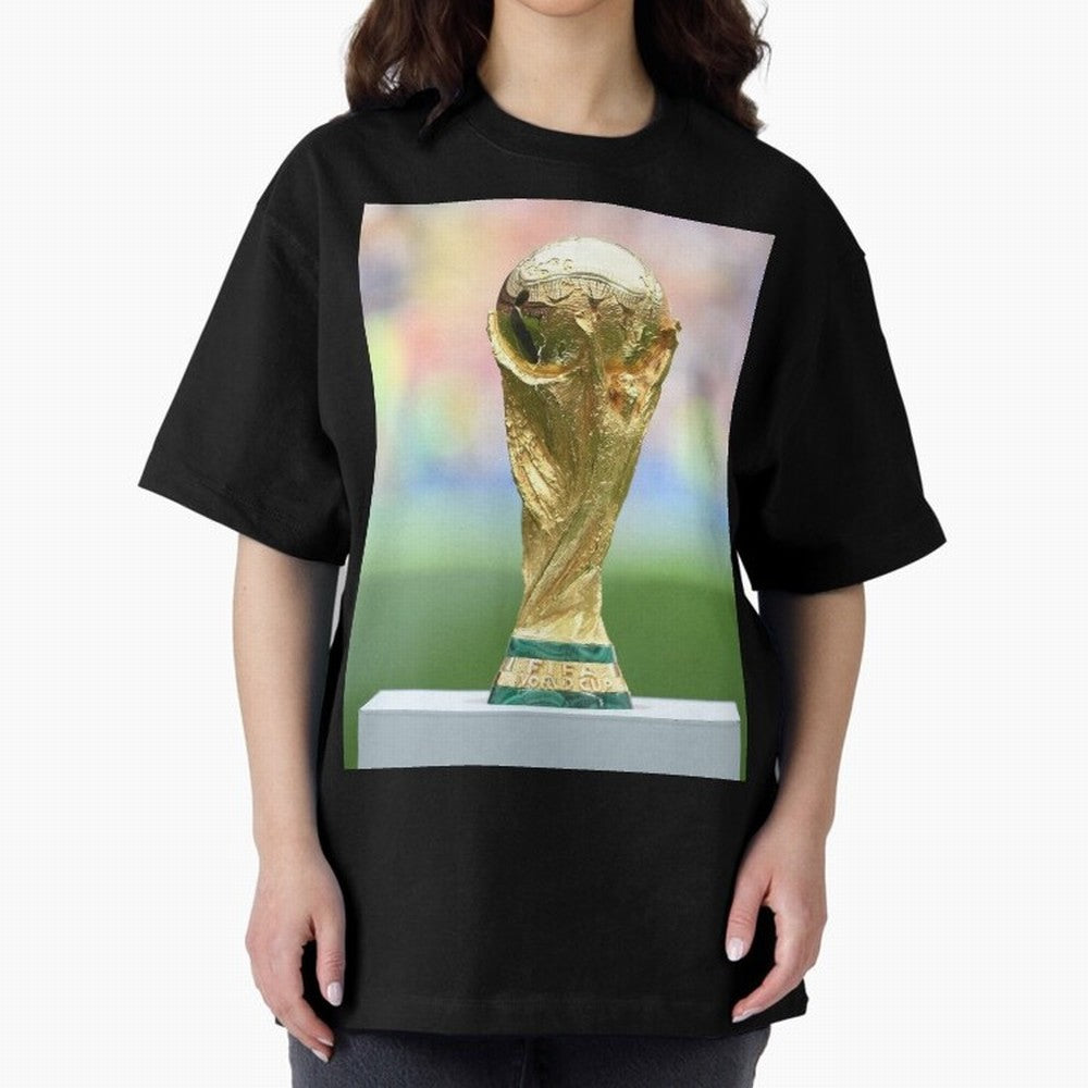 World CUP. Oversized T-Shirt Relive Legendary Nights from FIFA World Cup 2026 Spirit, Connected to Brazil, Haaland, Football Festival Excitement, Trophy Ambitions, Country Rivalries and Star Player Buzz; Made for Die Hard Supporters, Soccer Lovers,