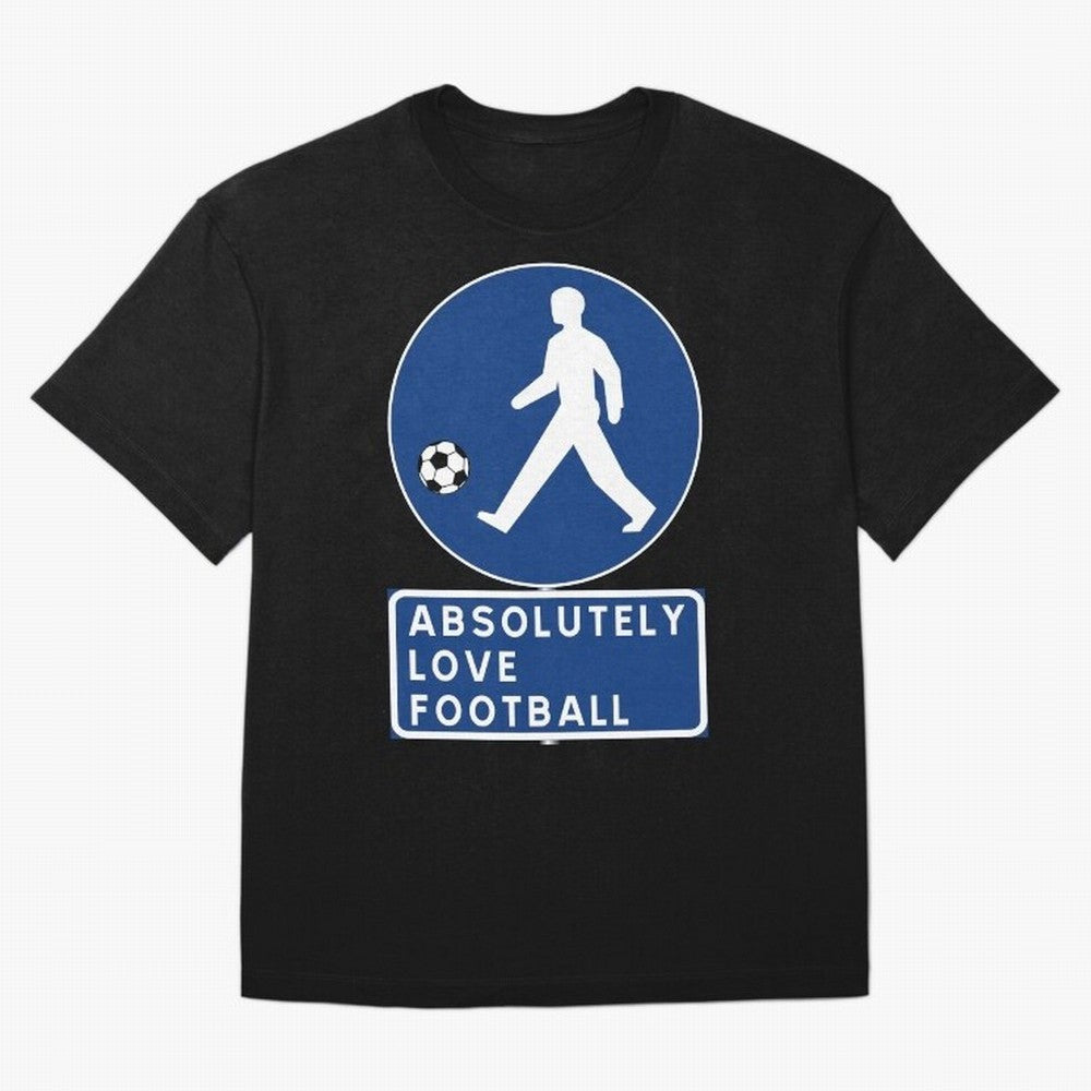 Absolutely Love Football Oversized T-Shirt Elevate FIFA World Cup 2026 for Fans of Mbappe and Neymar and Brazil, Bringing Goal Celebration Energy, Supporter Heritage, Football Icons and Worldwide Tournament Joy; Ideal for Passionate Fans Who Love