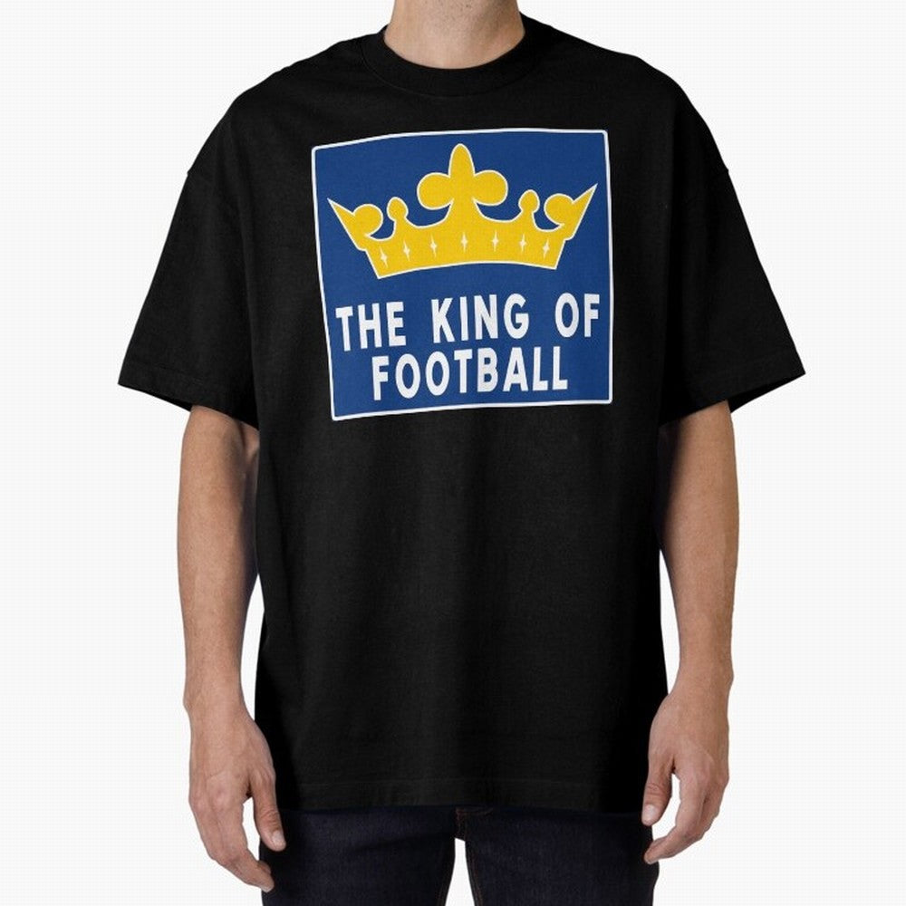 The King of Football Oversized T-Shirt Honor the Football Icons of the FIFA World Cup 2026 USA Canada Mexico Journey through CR7 Highlights, Portugal, Spain and Germany Pride, Football Festival Excitement, Trophy Ambitions, Country Rivalries and