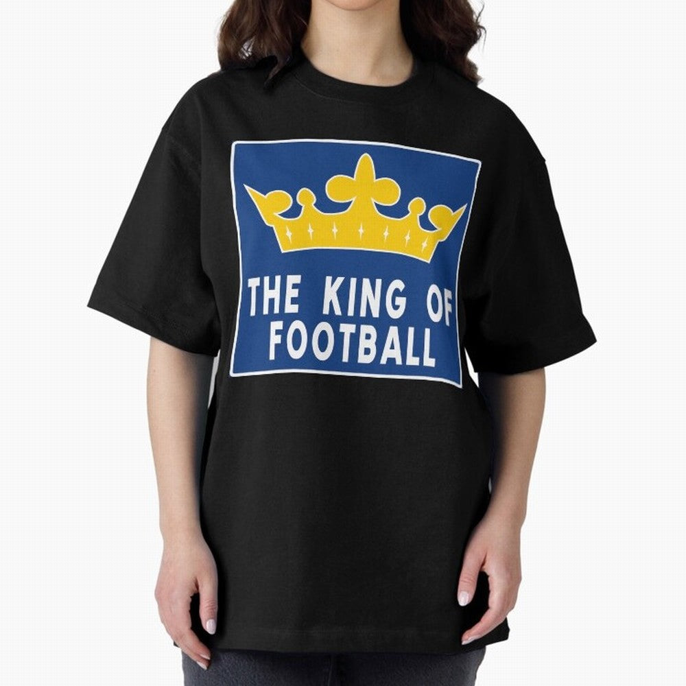 The King of Football Oversized T-Shirt Honor the Football Icons of the FIFA World Cup 2026 USA Canada Mexico Journey through CR7 Highlights, Portugal, Spain and Germany Pride, Football Festival Excitement, Trophy Ambitions, Country Rivalries and