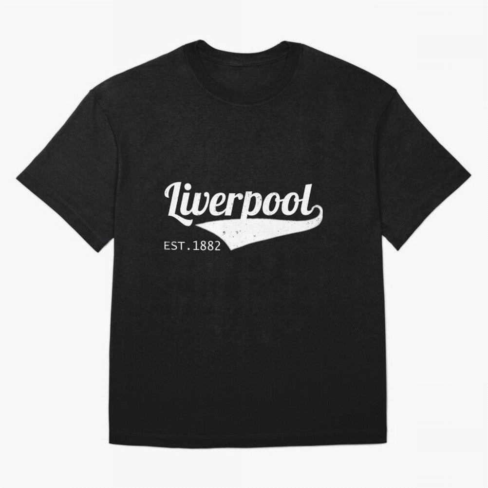 Liverpool Oversized T-Shirt Celebrate Supporters United by Global Football Passion for FIFA World Cup 2026 USA Canada Mexico, Filled with Cristiano Ronaldo, Haaland and CR7, England, France and Netherlands, Vintage Soccer Flavor, Modern Football