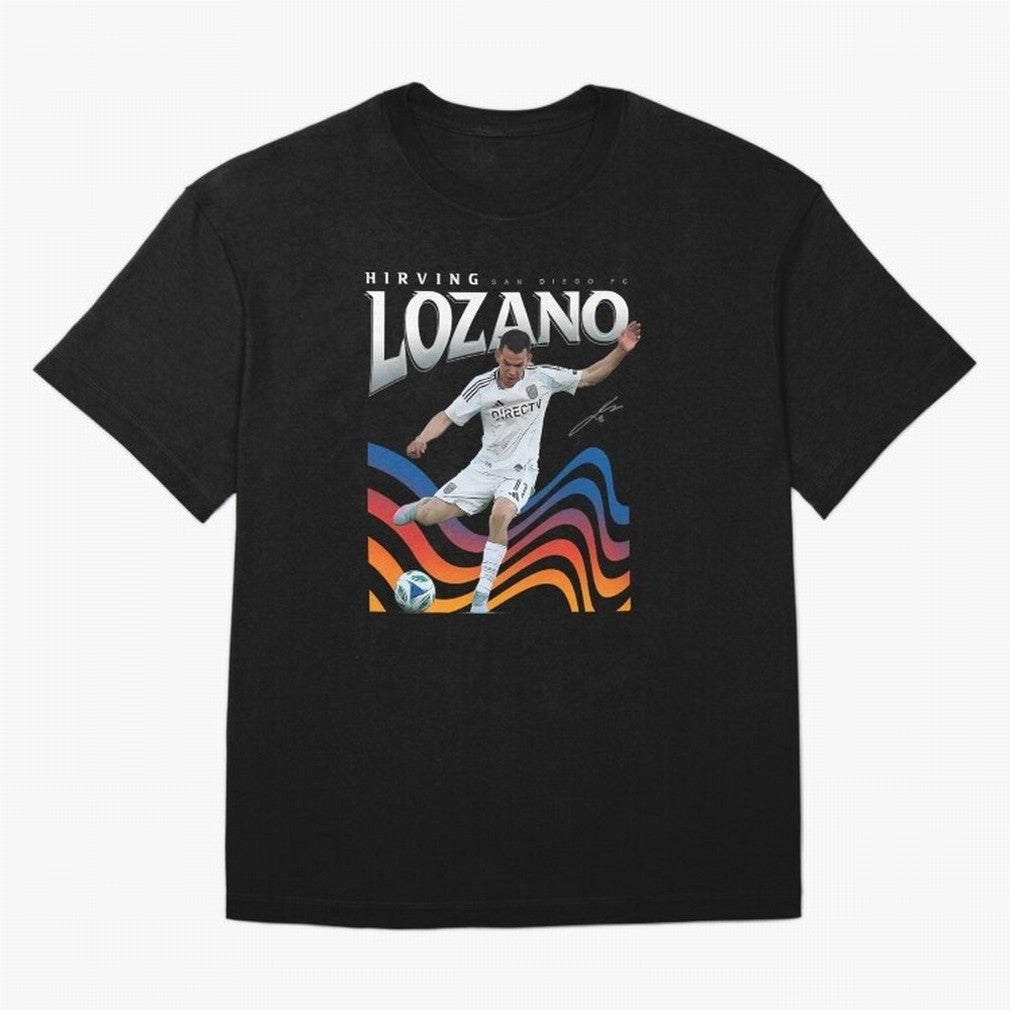 Hirving Lozano San Diego Fc Oversized T-Shirt Represent the Passion of FIFA World Cup 2026 USA Canada Mexico for Fans of Cristiano Ronaldo, Haaland and CR7 and Argentina and Brazil, Bringing Goal Celebration Energy, Supporter Heritage, Football