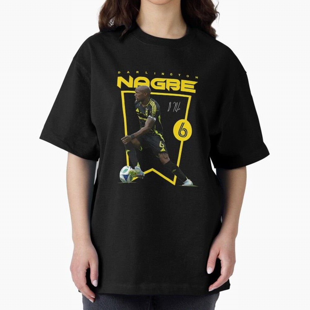 Darlington Nagbe Columbus Crew Oversized T-Shirt Make Every Kick Count in Global Football Passion for FIFA World Cup 2026, Filled with Mbappe and Neymar, Portugal, Spain and Germany, Global Supporter Spirit, Legendary Goals, National Colors and
