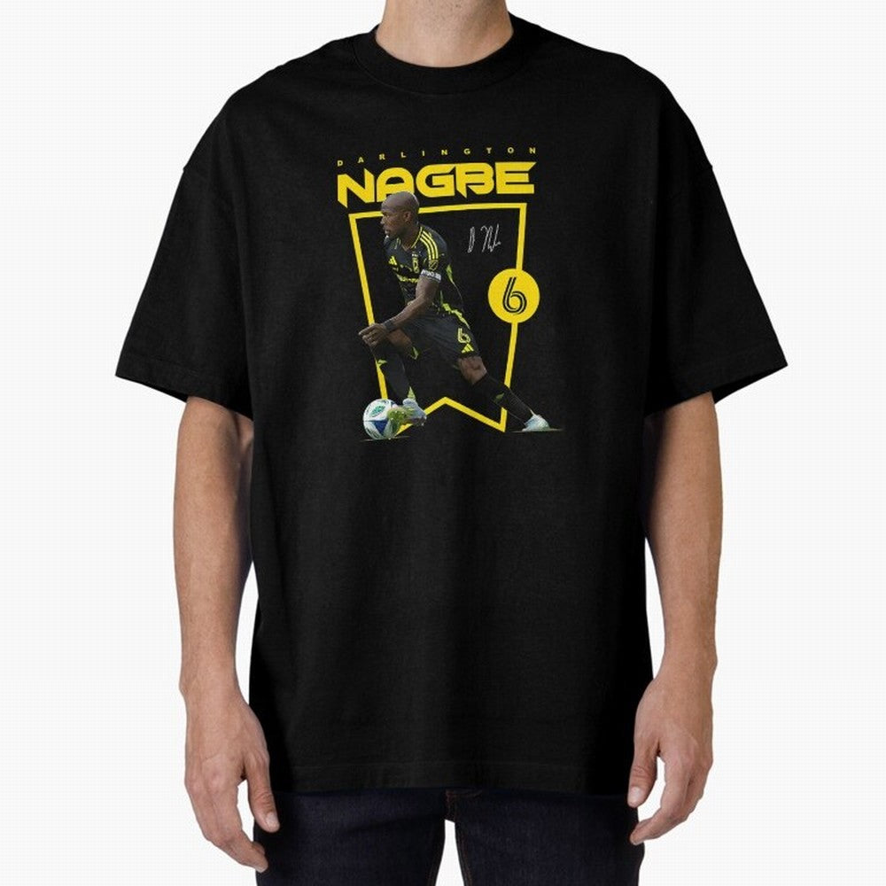 Darlington Nagbe Columbus Oversized T-Shirt Bring Bold Fan Energy to FIFA World Cup 2026 USA Canada Mexico for Fans of CR7 and Spain, Bringing Football History, Final Match Energy, Crowd Noise and Once in a Lifetime Moments; Ideal for Fans Who