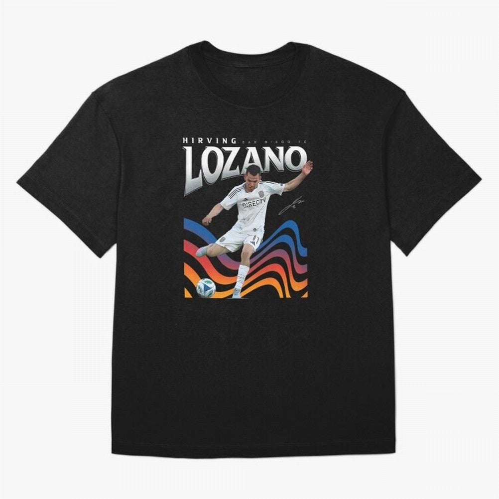 Hirving Lozano San Diego Oversized T-Shirt Enjoy Match Day Hype around FIFA World Cup 2026 USA Canada Mexico, Mbappe and Neymar, Spain, Vintage Soccer Flavor, Modern Football Stars, National Flags and Final Night Emotion; Great for Supporters Who