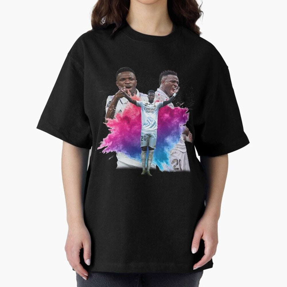 Fanart Vinicius Junior Merch Oversized T-Shirt Experience FIFA World Cup 2026 Group Stage Spirit, Made for Germany, Cristiano Ronaldo, Classic Soccer Heritage, Championship Pressure, Fan Loyalty and International Pride; Made for Collectors Who