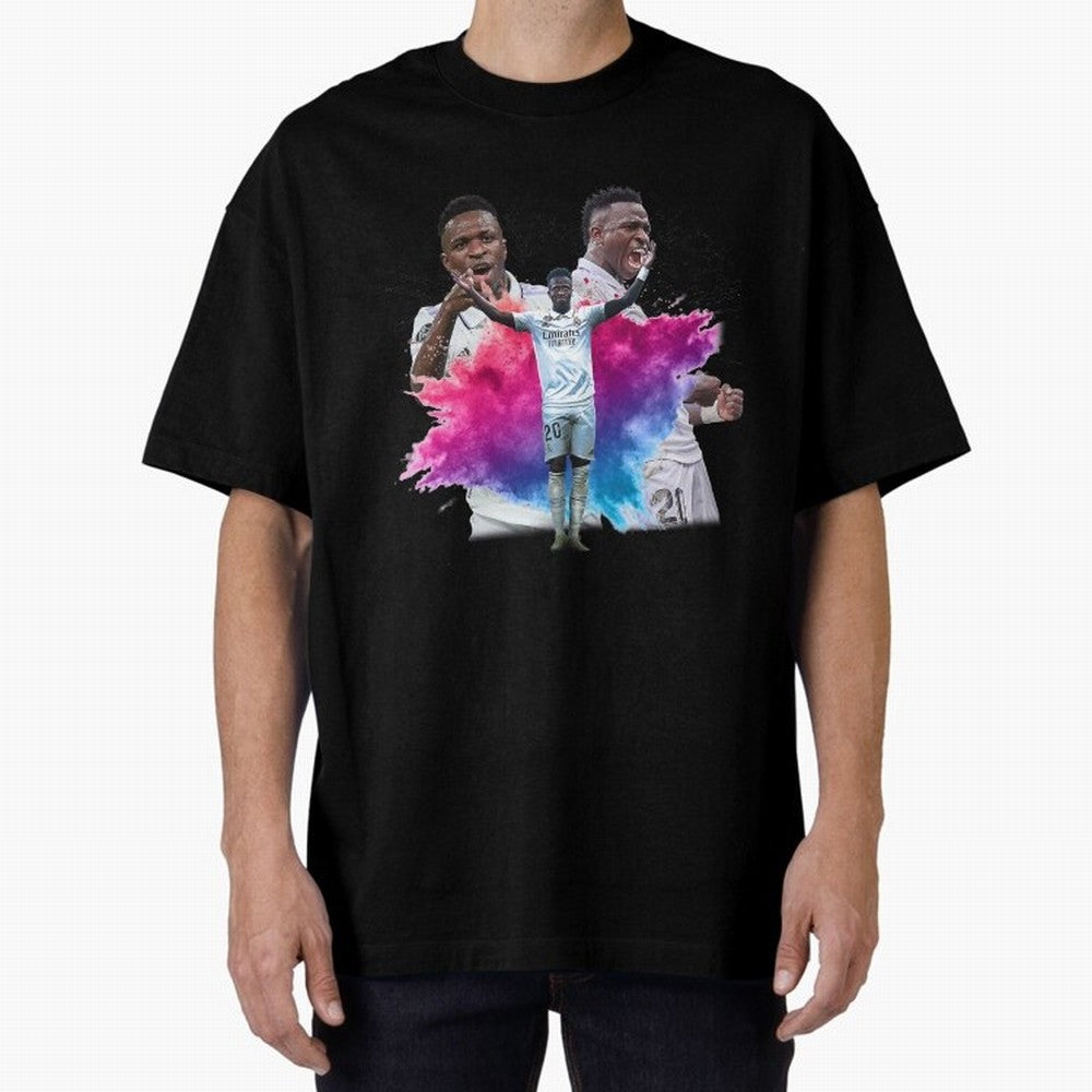 Fanart Vinicius Junior Merch Oversized T-Shirt Experience FIFA World Cup 2026 Group Stage Spirit, Made for Germany, Cristiano Ronaldo, Classic Soccer Heritage, Championship Pressure, Fan Loyalty and International Pride; Made for Collectors Who