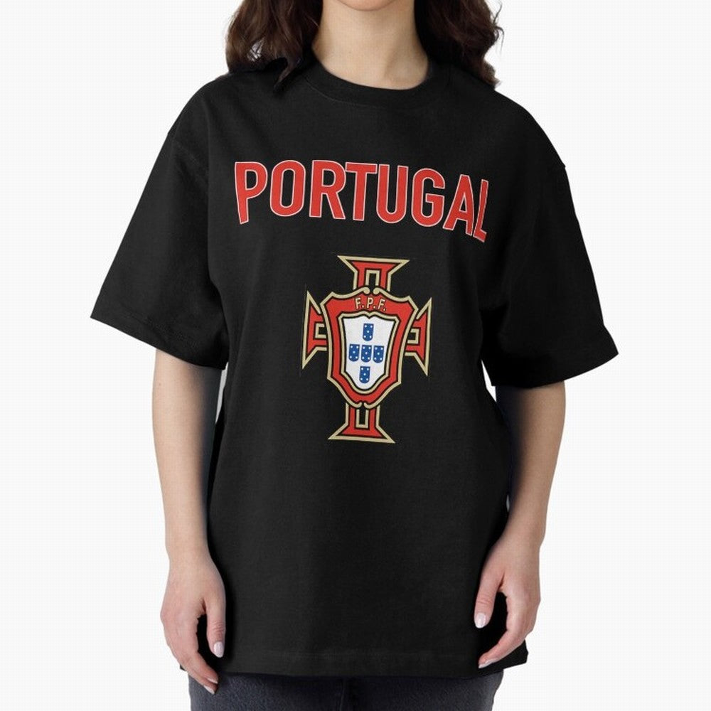 Portugal Oversized T-Shirt Feel FIFA World Cup 2026 Group Stage for Fans of Cristiano Ronaldo, Haaland and CR7 and Argentina and Brazil, Bringing Stadium Chants, National Pride, Trophy Dreams and Unforgettable Football Memories; Perfect for People