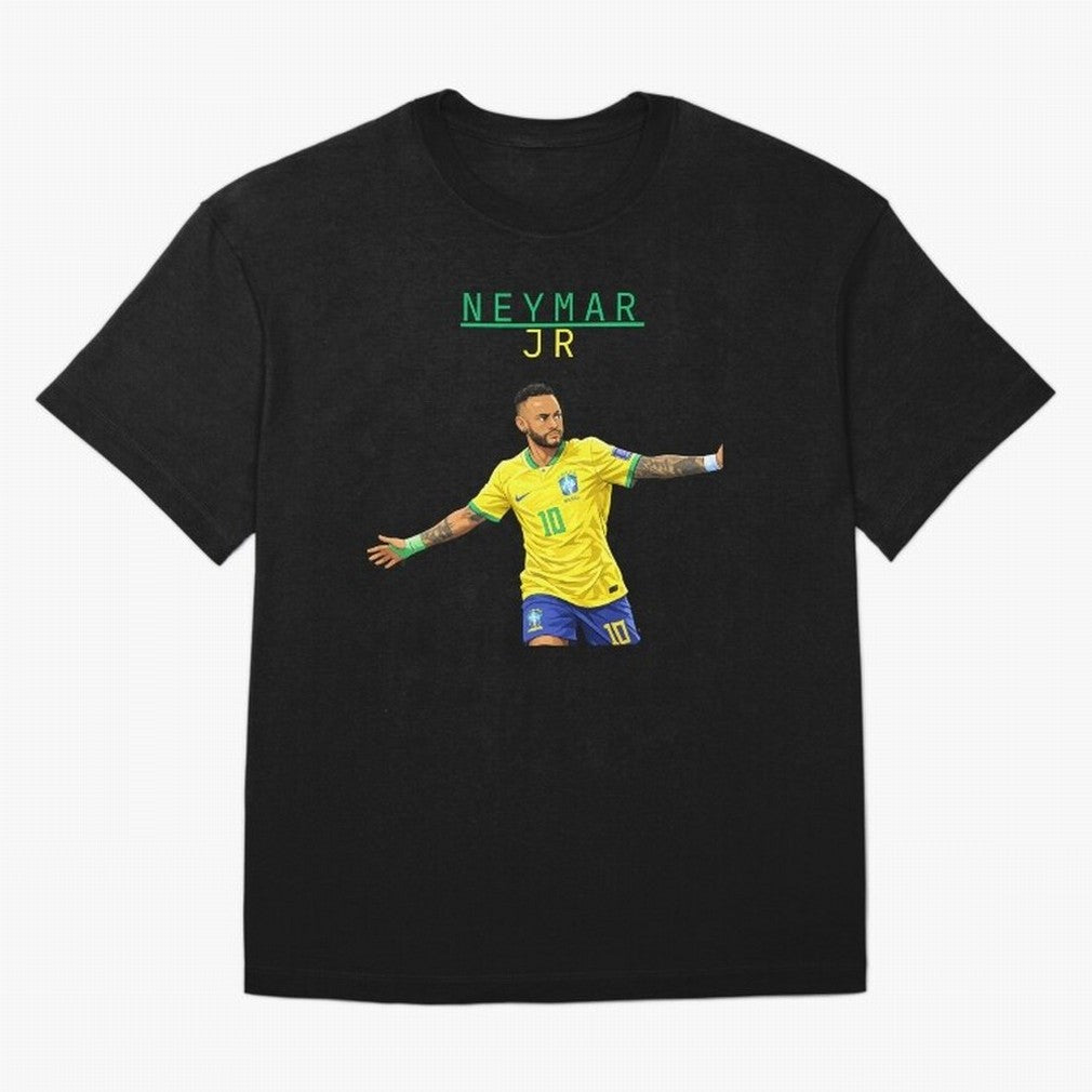 Neymar Oversized T-Shirt Make Your Look Match FIFA World Cup 2026 for Fans of Messi, Neymar and Mbappe and Brazil, Bringing Champion Mindset, Group Stage Buzz, Knockout Tension and Passionate Fan Culture; Perfect for Supporters Who Want Bold