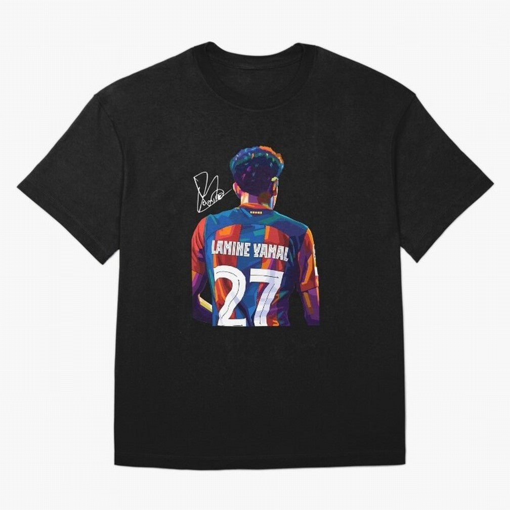 Lamine Yamal Football Player Oversized T-Shirt Bring a Champion Mindset to the FIFA World Cup 2026 Journey through Haaland and Mbappe Highlights, England Pride, Stadium Chants, National Pride, Trophy Dreams and Unforgettable Football Memories;