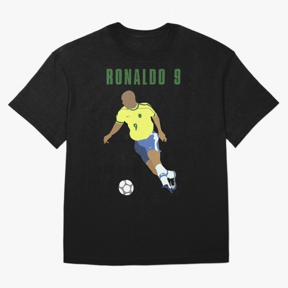 BRAZIL 9 Oversized T-Shirt Honor the Beautiful Game during FIFA World Cup 2026 USA Canada Mexico Spirit, Filled with Brazil, Portugal and Argentina, Haaland, Retro Football Energy, Iconic Rivalries, Trophy Chase Drama and Stadium Atmosphere; Great