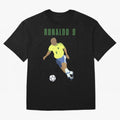 BRAZIL 9 Oversized T-Shirt Honor the Beautiful Game during FIFA World Cup 2026 USA Canada Mexico Spirit, Filled with Brazil, Portugal and Argentina, Haaland, Retro Football Energy, Iconic Rivalries, Trophy Chase Drama and Stadium Atmosphere; Great