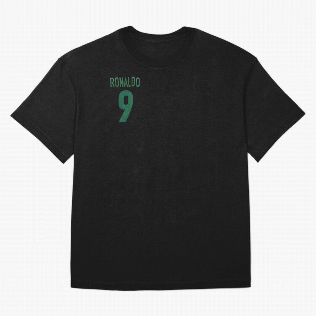 Ronaldo 9 Brazil Back of the shirt Oversized T-Shirt Follow Match Day Hype around FIFA World Cup 2026 USA Canada Mexico, Cristiano Ronaldo, Brazil, Tournament Hype, Historic Matchups, Family Viewing Parties and Global Sports Pride; Ideal for