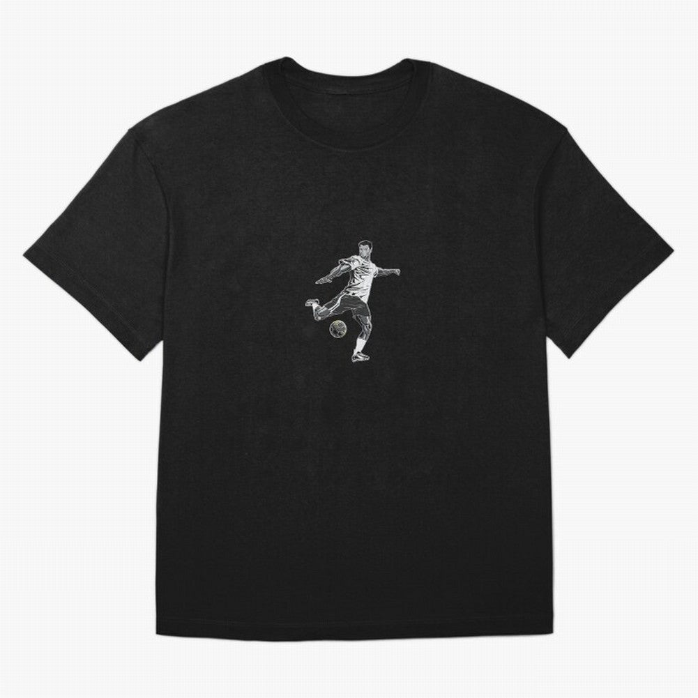 Fooball player Oversized T-Shirt Show Love for Legendary Goals in FIFA World Cup 2026 Inspired by Messi, Neymar and Mbappe, England, France and Netherlands Energy, Fan Favorite Moments, National Team Passion, Big Match Drama and Soccer History;