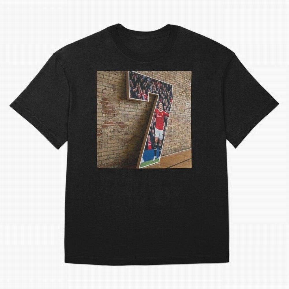number 7 Oversized T-Shirt Celebrate the Stars of the FIFA World Cup 2026 Journey through Messi, CR7 and Mbappe Highlights, England Pride, Worldwide Fan Energy, Dramatic Goals, Stadium Lights and Championship Celebrations; Perfect for Supporters