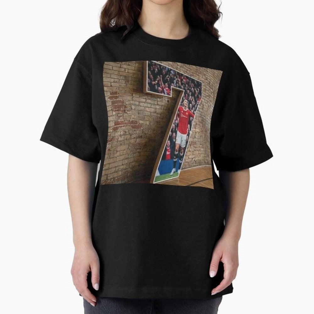 number 7 Oversized T-Shirt Celebrate the Stars of the FIFA World Cup 2026 Journey through Messi, CR7 and Mbappe Highlights, England Pride, Worldwide Fan Energy, Dramatic Goals, Stadium Lights and Championship Celebrations; Perfect for Supporters