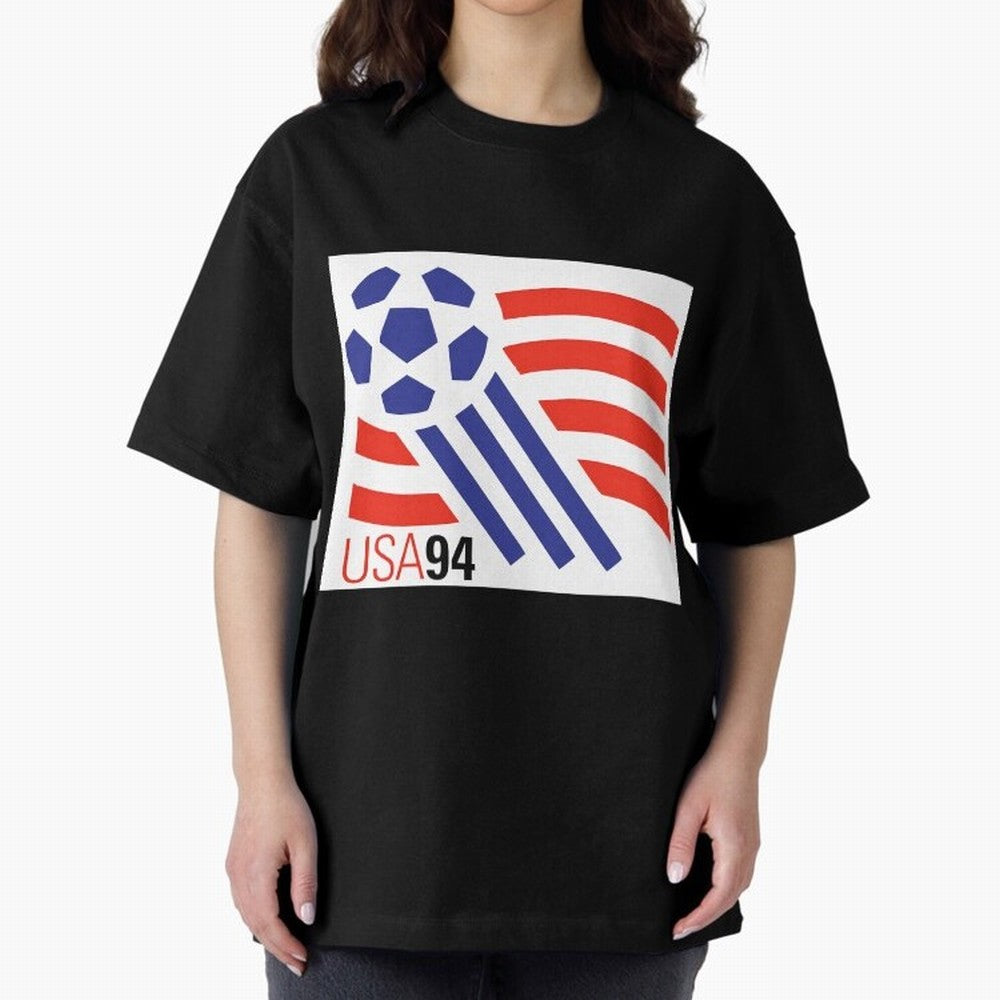 USA WC 94 Classic Oversized T-Shirt Celebrate Unforgettable Nights in Match Day Hype around FIFA World Cup 2026 Group Stage, Cristiano Ronaldo, Haaland and CR7, England, France and Netherlands, Classic Soccer Heritage, Championship Pressure, Fan