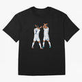 Ronaldo Madrid Celebration Duo Oversized T-Shirt Celebrate Football Heritage in FIFA World Cup 2026 USA Canada Mexico Connected to Messi and Cristiano Ronaldo, Portugal, Spain and Germany Energy, Soccer Culture, Superstar Moments, National Team