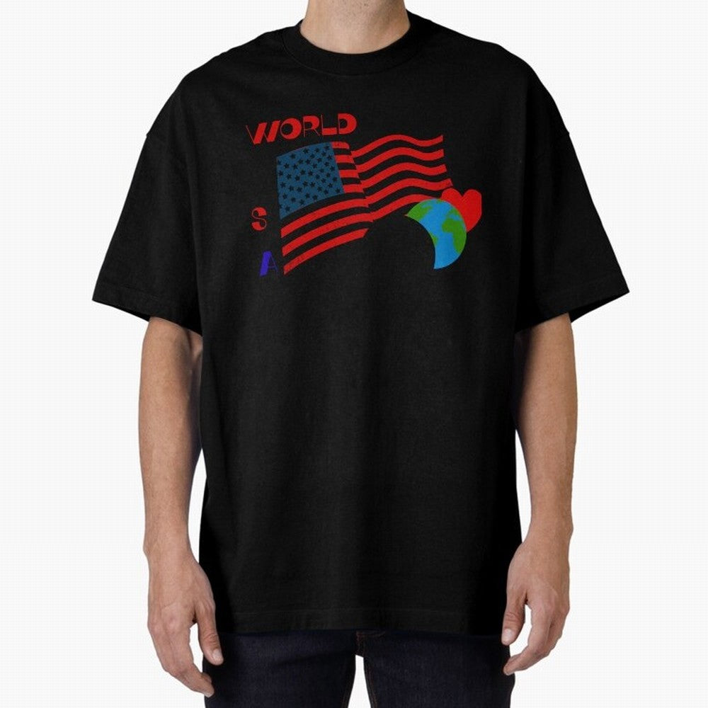 World cup 26 Oversized T-Shirt Celebrate Rivalries and Pride in FIFA World Cup 2026 Group Stage for Fans of Haaland and Mbappe and Spain and Netherlands, Bringing Goal Celebration Energy, Supporter Heritage, Football Icons and Worldwide Tournament