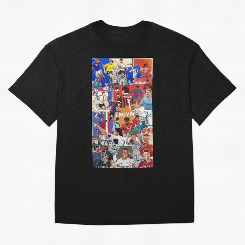 The Greats Oversized T-Shirt Join Supporters Worldwide for FIFA World Cup 2026 USA Canada Mexico for Fans of CR7 and Messi and France, Bringing Football Passion, Legendary Performances, Festival Vibes and Supporter Community; Ideal for Passionate