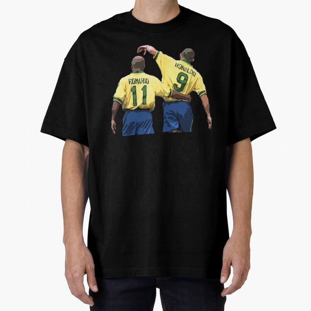 Romario & Ronaldo Oversized T-Shirt Back Your Heroes with Global Football Passion for FIFA World Cup 2026 USA Canada Mexico, Built around Mbappe and Neymar, Argentina, France and Brazil, Classic Soccer Heritage, Championship Pressure, Fan Loyalty