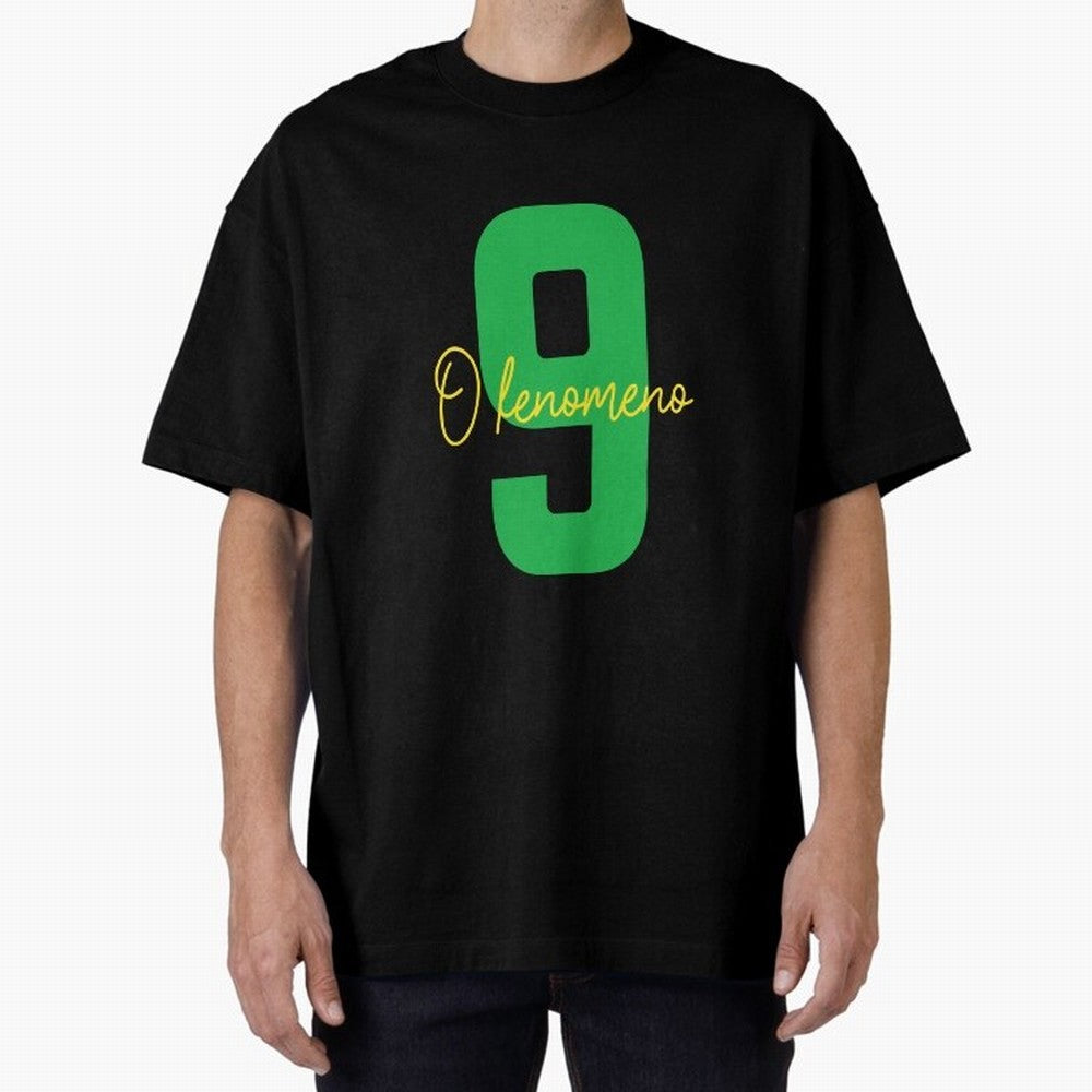 Ronaldo ¡°O Fen?meno¡± 9 Football tshirt Oversized T-Shirt Celebrate Rivalries and Pride in FIFA World Cup 2026 Group Stage Spirit, Connected to England, France and Netherlands, Neymar, Football Passion, Legendary Performances, Festival Vibes and