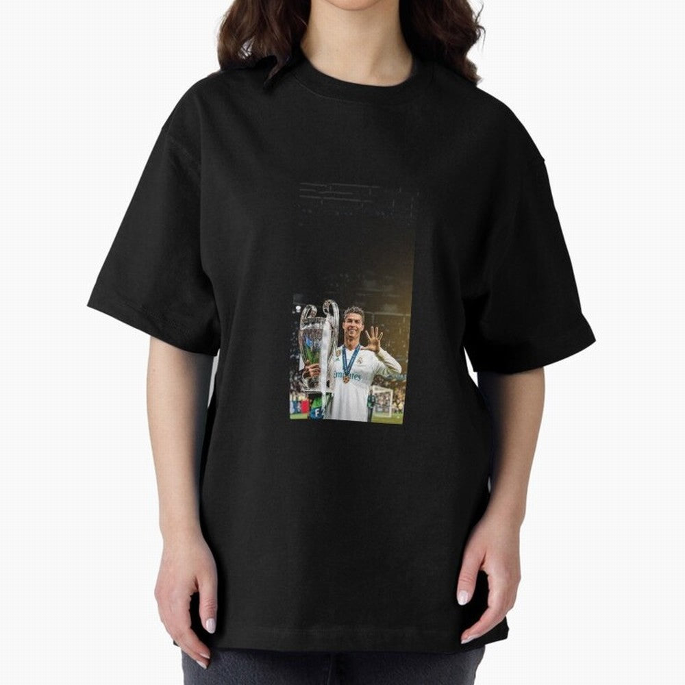 Ronaldo Oversized T-Shirt Feel FIFA World Cup 2026 Group Stage for Fans of CR7 and Brazil, Bringing Sports Nostalgia, International Competition, Famous Players and Unforgettable Victories; Made for Collectors Who Enjoy Iconic Players, Country