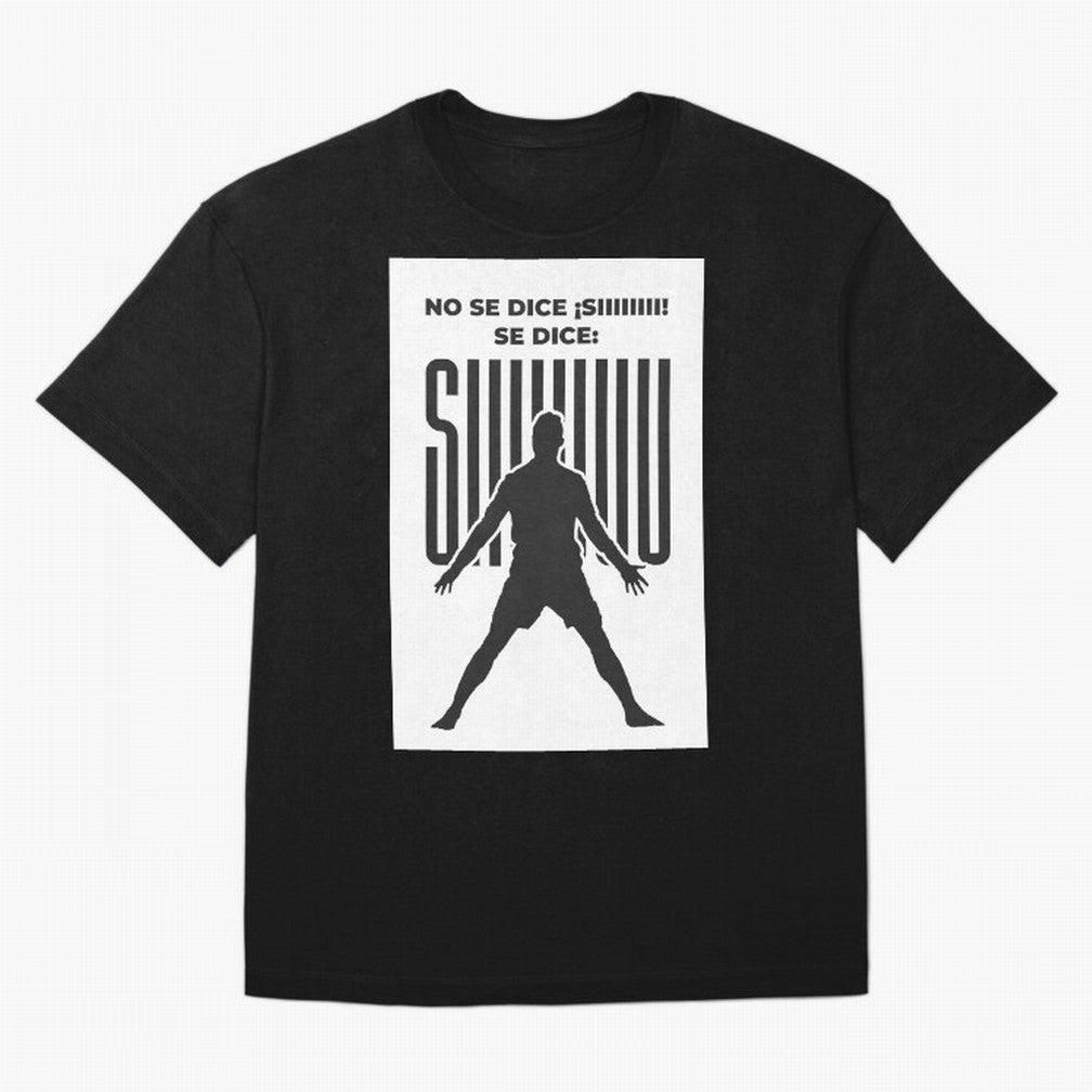 SIUUU - RONALDO Oversized T-Shirt Make Game Day About FIFA World Cup 2026 USA Canada Mexico Spirit, Capturing France and Portugal, Messi, CR7 and Mbappe, Soccer Culture, Superstar Moments, National Team Dreams and Competitive Fire; Perfect for