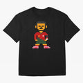 Pixel Pose Ronaldo Oversized T-Shirt Back Your Heroes with FIFA World Cup 2026 Filled with Neymar, Argentina, France and Brazil Energy, Stadium Chants, National Pride, Trophy Dreams and Unforgettable Football Memories; Perfect for People Who Love