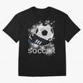 Soccer lover, passion for the ball Oversized T-Shirt Capture Global Football Passion for FIFA World Cup 2026, Centered on Mbappe and Neymar, France and Portugal, Stadium Memories, Football Loyalty, International Chants and Championship Tradition;