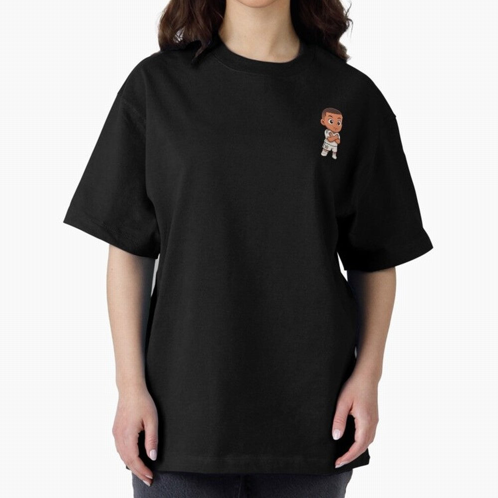 KYLIAN MBAPPE REAL MADRID CELEBRATION | CHIBI STICKER Oversized T-Shirt Discover Global Football Passion for FIFA World Cup 2026 Group Stage, Capturing Messi and Cristiano Ronaldo, Spain and Netherlands, Stadium Chants, National Pride, Trophy