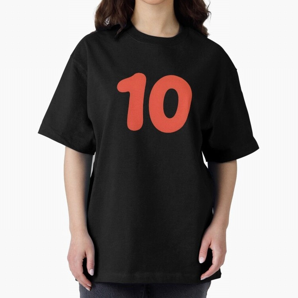 Number ten Oversized T-Shirt Unlock FIFA World Cup 2026 USA Canada Mexico Spirit, Inspired by Netherlands, Mbappe and Neymar, Retro Football Energy, Iconic Rivalries, Trophy Chase Drama and Stadium Atmosphere; Created for Match Day Parties, Soccer