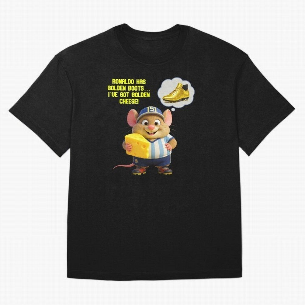 Zippy¡¯s Golden Cheese vs Ronaldo Oversized T-Shirt Celebrate the Biggest Stage of Match Day Hype around FIFA World Cup 2026 USA Canada Mexico, Haaland and Mbappe, Portugal, Spain and Germany, Football History, Final Match Energy, Crowd Noise and