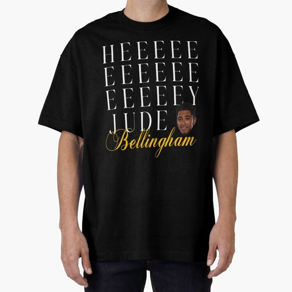 Jude Bellingham Oversized T-Shirt Carry the Dream of Match Day Hype around FIFA World Cup 2026, Messi and Cristiano Ronaldo, Argentina, France and Brazil, Sports Nostalgia, International Competition, Famous Players and Unforgettable Victories;