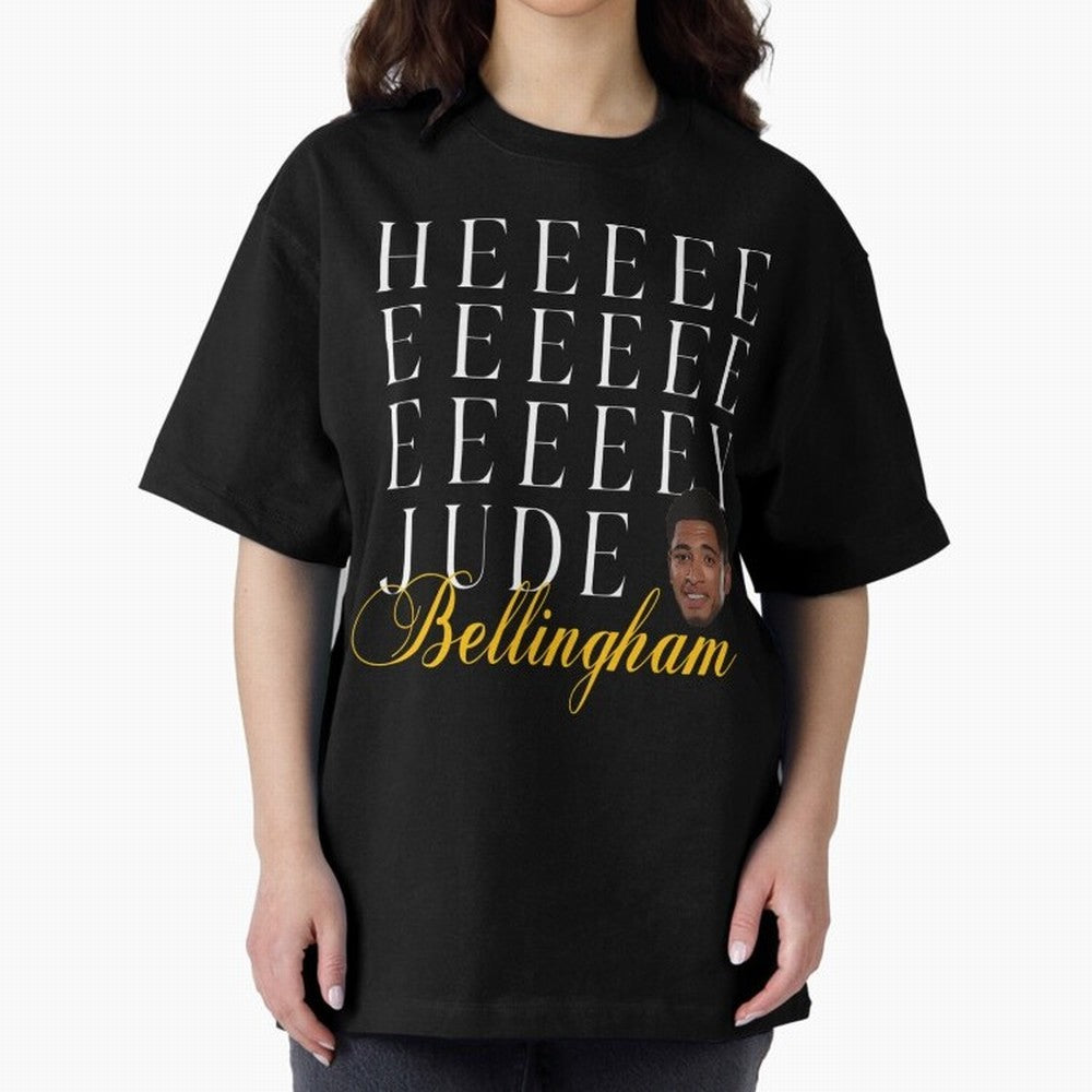 Jude Bellingham Oversized T-Shirt Carry the Dream of Match Day Hype around FIFA World Cup 2026, Messi and Cristiano Ronaldo, Argentina, France and Brazil, Sports Nostalgia, International Competition, Famous Players and Unforgettable Victories;