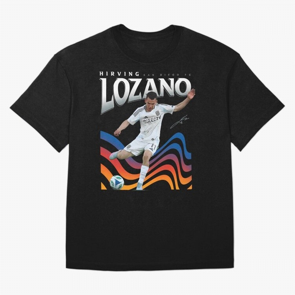 Hirving Lozano San Diego FC Oversized T-Shirt Discover the FIFA World Cup 2026 Journey through Messi, Neymar and Mbappe Highlights, Portugal, Spain and Germany Pride, Football Passion, Legendary Performances, Festival Vibes and Supporter Community;