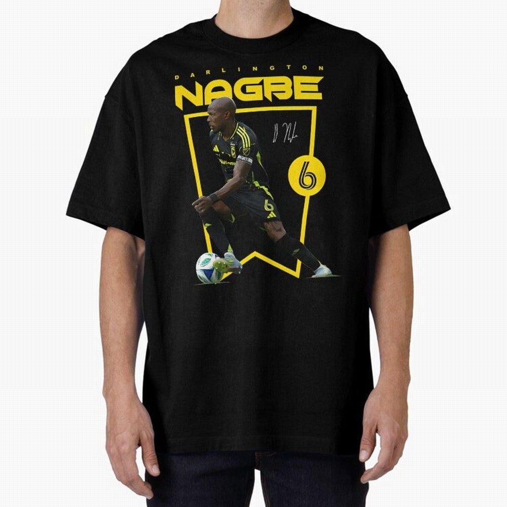 Darlington Nagbe Columbus Crew Oversized T-Shirt Discover FIFA World Cup 2026 Group Stage for Fans of Cristiano Ronaldo and Portugal, Bringing Worldwide Fan Energy, Dramatic Goals, Stadium Lights and Championship Celebrations; Made for Collectors