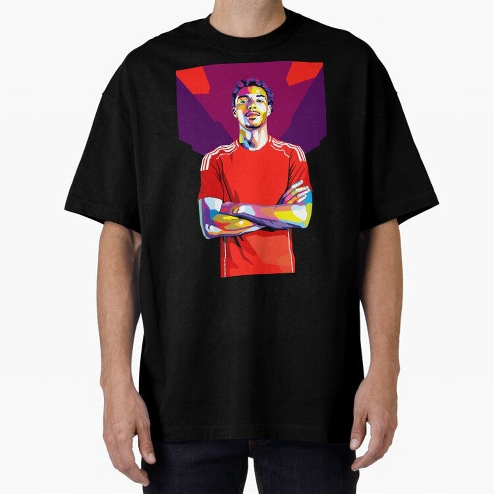 Ekitike in WPAP Style Oversized T-Shirt Bring Champion Energy into FIFA World Cup 2026 Group Stage Spirit, Celebrating England, CR7 and Messi, Match Day Excitement, Supporter Culture, Golden Goals and Global Football Passion; Perfect for Fans,