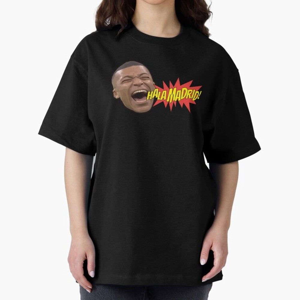 Real Madrid - Kylian Mbapp¨¦ Hala Madrid Oversized T-Shirt Bring Champion Energy into the FIFA World Cup 2026 USA Canada Mexico Journey through Mbappe Highlights, France Pride, Football Festival Excitement, Trophy Ambitions, Country Rivalries and
